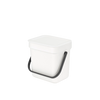 Afvalemmer Sort & Go Licht Grijs – 3 liter