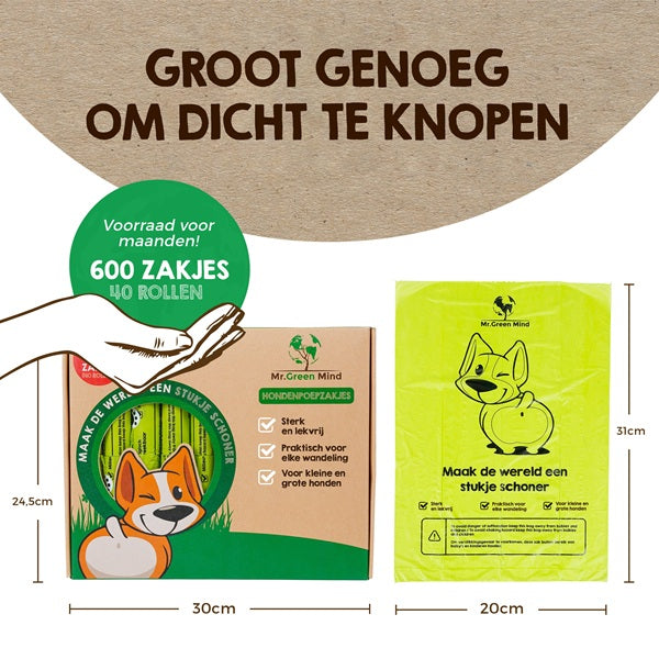 Hondenpoepzakjes – 360 stuks