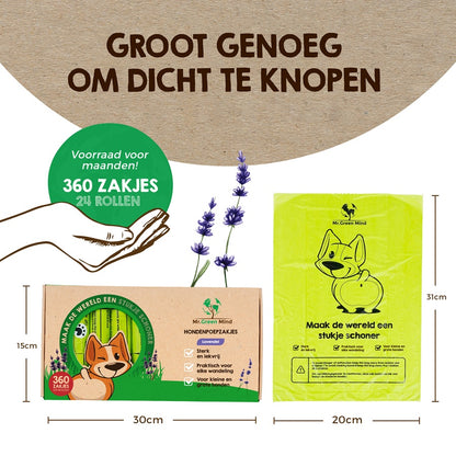 Hondenpoepzakjes Lavendel – 360 stuks