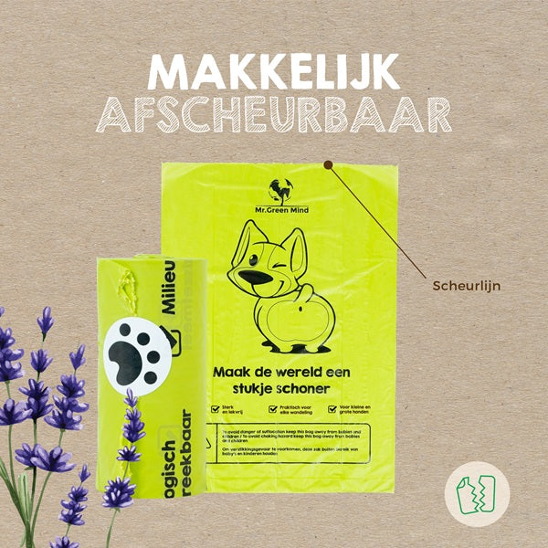 Hondenpoepzakjes Lavendel – 600 stuks