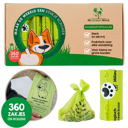 Hondenpoepzakjes – 360 stuks