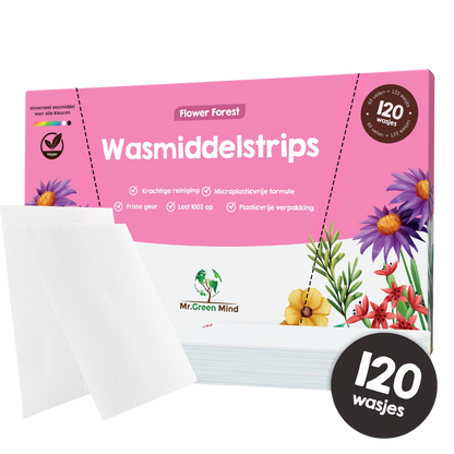 Flower Forest Wasstrips - 120 Wasbeurten (bloemig)
