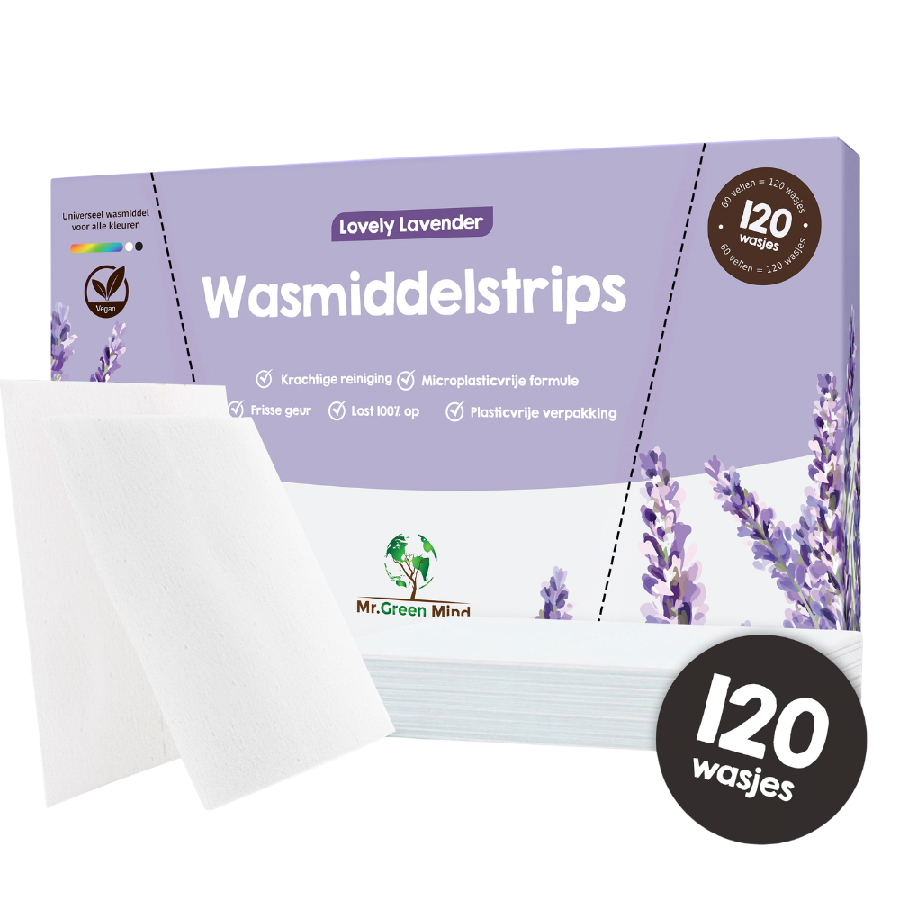 Lovely Lavender Wasstrips - 120 Wasbeurten (lavendel)