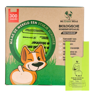 Bio hondenpoepzakjes met handvat – 300 stuks
