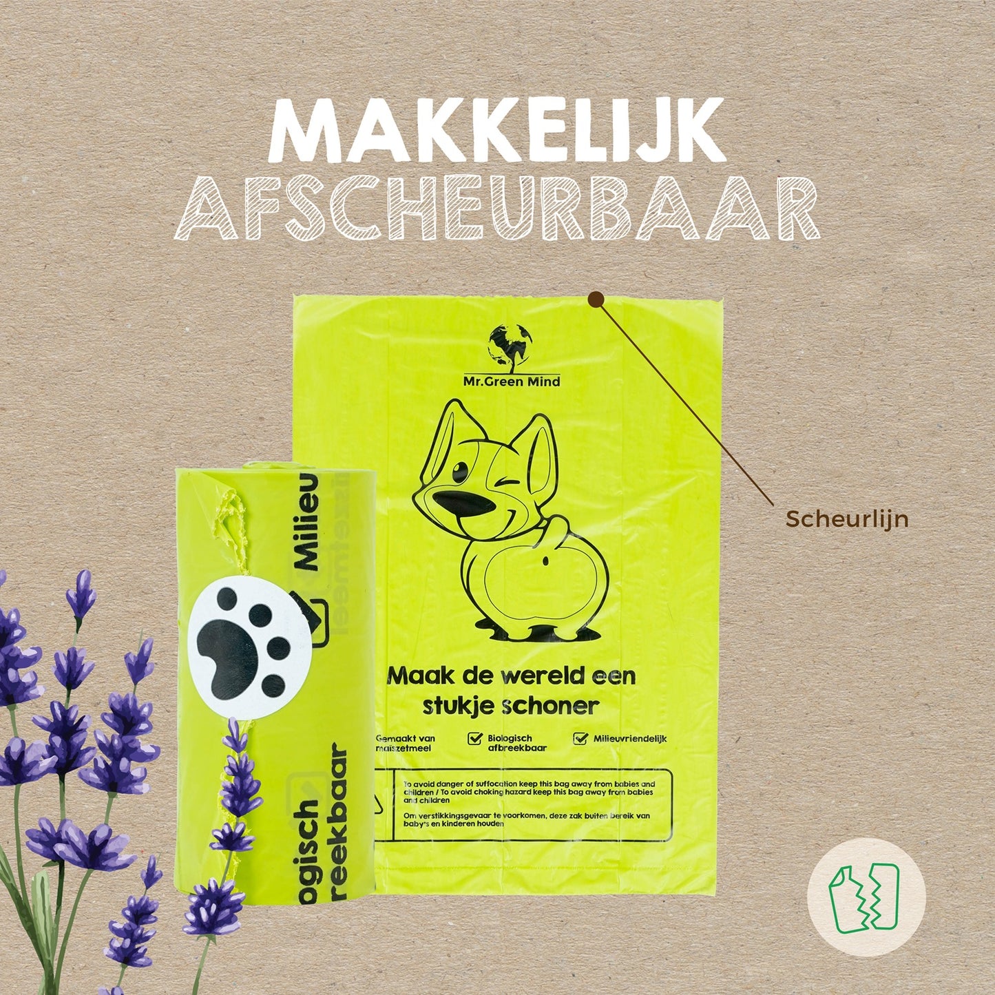 lavendel-hondenpoepzakjes